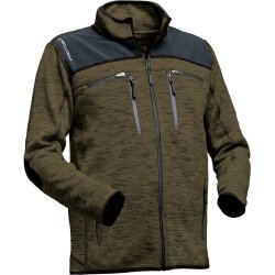 Protos® Herrenstrickjacke Pfanner INUIT  dark-melange XL