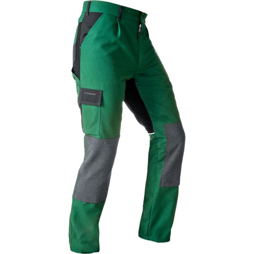 PFANNER Arbeitshose Pfanner StretchZone® Canvas Hose Gr. 44 Farbe grün-schwarz