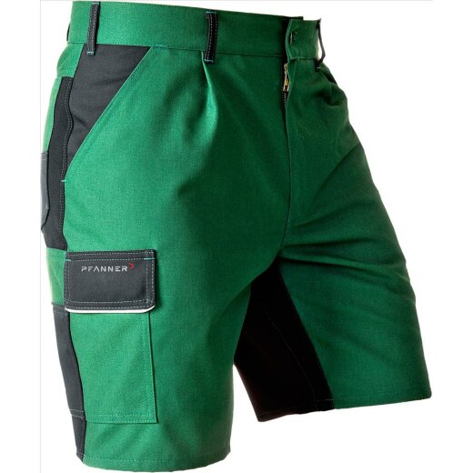 PFANNER Arbeitsshorts StretchZone®  Gr. 48 Farbe grün-schwarz