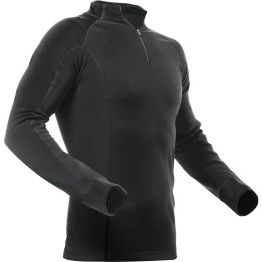 PFANNER Shirt Merino-Shirt langarm Gr. L Farbe Schwarz