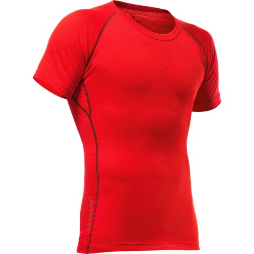 PFANNER Shirt Merino-Shirt kurzarm Gr. M Farbe Dunkelrot