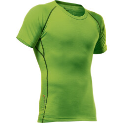 Merino-Shirt kurzarm Gr. L Farbe Lime Green