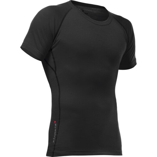 PFANNER Funktonsshirt Merino-Shirt kurzarm Gr. XL Farbe Schwarz
