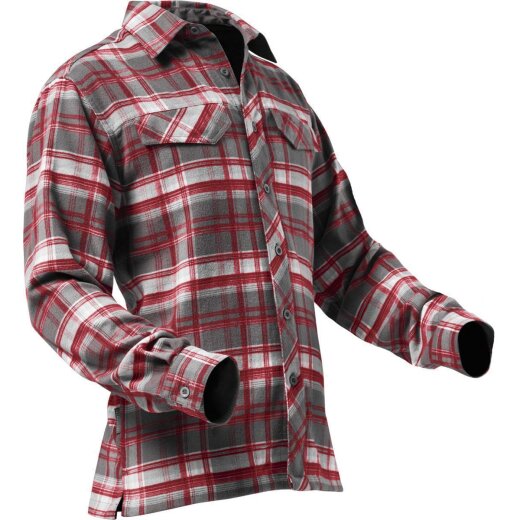 PFANNER Flanell Shirt Flanell Stretch Shirt Gr. XXL Farbe Rot