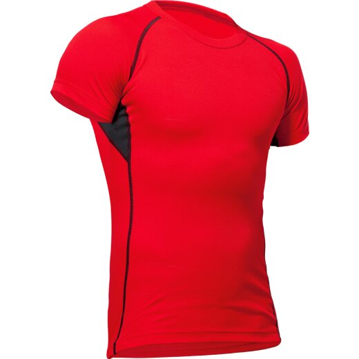 PFANNER Funktionsshirt Vega  Herren Gr. XL Farbe Rot - Schwarz