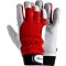 PFANNER Handschuhe Stretch-Flex Thermo  Gr. L Farbe Weiss-Rot