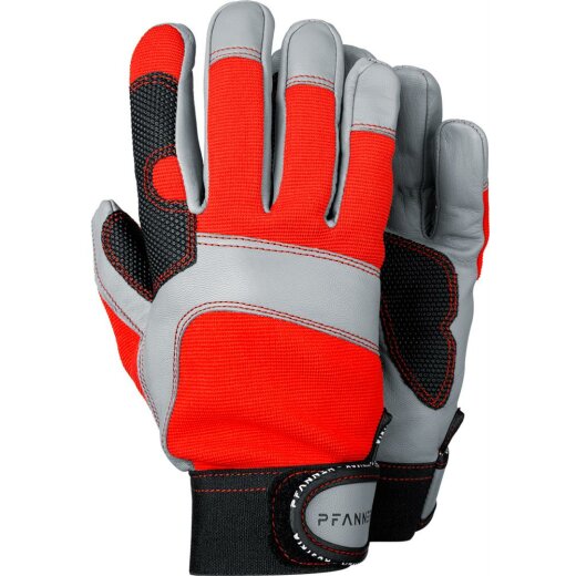 PFANNER Arbeitshandschuhe Stretchflex Kepro  Gr. XXL Farbe Schwarz - Rot