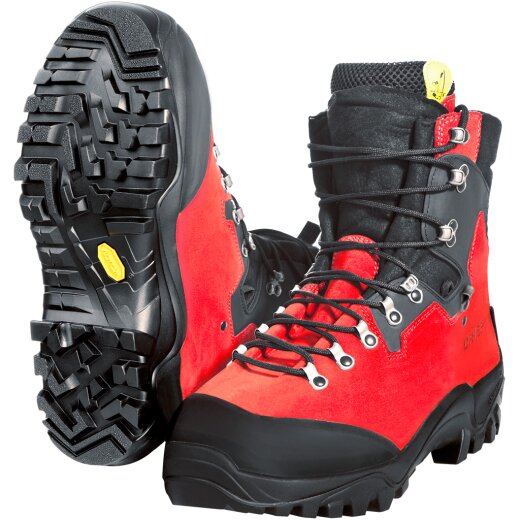 PFANNER Schnittschutzschuh Forstschuh Zermatt GTX Gr. 44 Farbe Rot