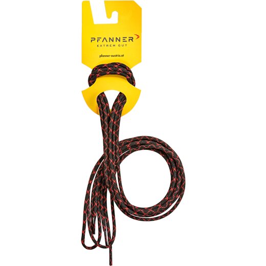 PFANNER Schnürsenkel Trax Schnürsenkel Gr. 210cm Farbe Schwarz - Rot