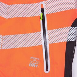 Arbortec Arbeitsjacke Arbortec BreatheDry® Waterproof Smock - Hi-Vis Orange L