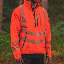 Arbortec Arbeitsjacke Arbortec BreatheDry® Waterproof Smock - Hi-Vis Orange L