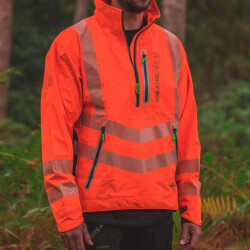 Arbortec Arbeitsjacke Arbortec BreatheDry® Waterproof Smock - Hi-Vis Orange XL