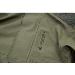 Arbortec Arbeitsjacke Heavy Duty Half Zip Breathedry® Smock - Olive Large