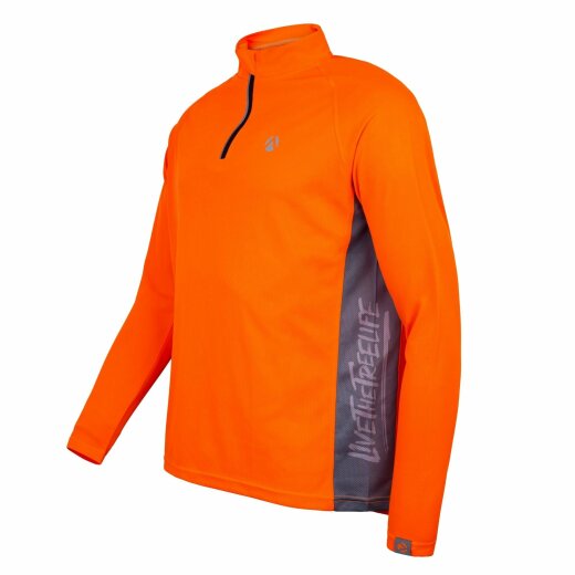 Arbortec Funktions Shirt Performance T-Shirt Long Sleeve - Hi-Vis Orange