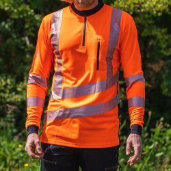Arbortec Long Sleeve Long Sleeve T-Shirt Hi-Vis Orange Treehog M