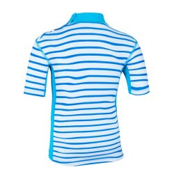 Hyphen BABY UV Shirt - mit Druck blau/weiß/türkis