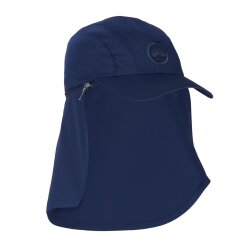 Hyphen SunProtec Cap - blau mit abnehmbarem Nackenschutz