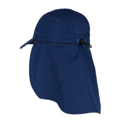 Hyphen SunProtec Cap - blau mit abnehmbarem Nackenschutz