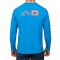 Hyphen MEN UV Langarmhirt - navatu blau