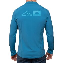Hyphen MEN UV Langarmshirt - mit Druck türkis