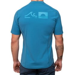 Hyphen MEN UV Shirt - mit Druck türkis