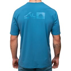 Hyphen MEN UV Shirt - mit Druck türkis