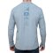Hyphen MEN UV Langarmshirt - notaki blau
