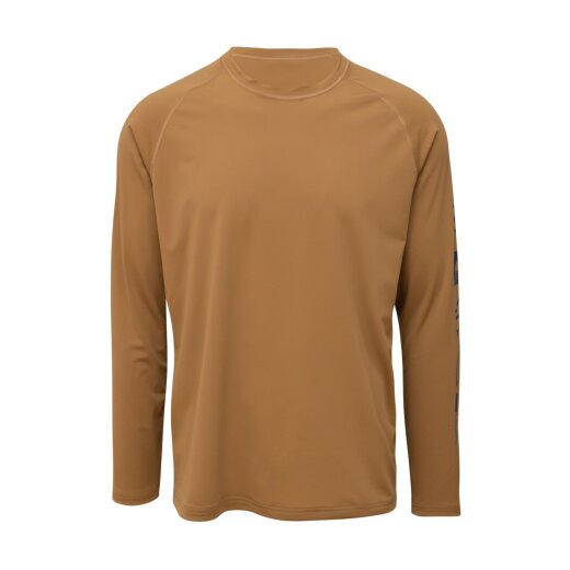 Hyphen MEN UV Langarmshirt - kukini braun