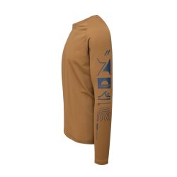 Hyphen MEN UV Langarmshirt - kukini braun