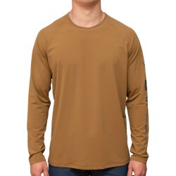 Hyphen MEN UV Langarmshirt - kukini braun