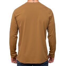 Hyphen MEN UV Langarmshirt - kukini braun