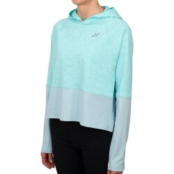 Hyphen WOMEN UV Hoodie - mit Druck türkis