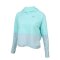 Hyphen WOMEN UV Hoodie - mit Druck türkis