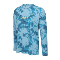 Hyphen MEN UV Langarmshirt - mit Druck blau