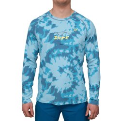 Hyphen MEN UV Langarmshirt - mit Druck blau