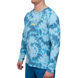 Hyphen MEN UV Langarmshirt - mit Druck blau