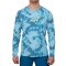 Hyphen MEN UV Langarmshirt - mit Druck blau