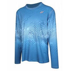 Hyphen MEN UV Langarmshirt - mit Druck blau