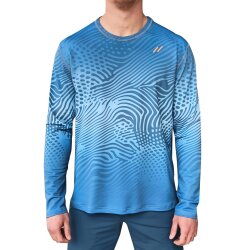 Hyphen MEN UV Langarmshirt - mit Druck blau