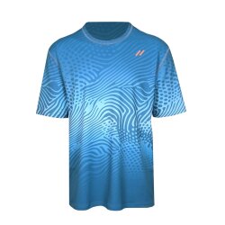 Hyphen MEN UV Shirt - mit Druck blau