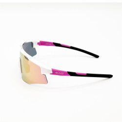 4KAAD Sportbrille Mirador Aerolite 2, white pink pink mirrow Revo