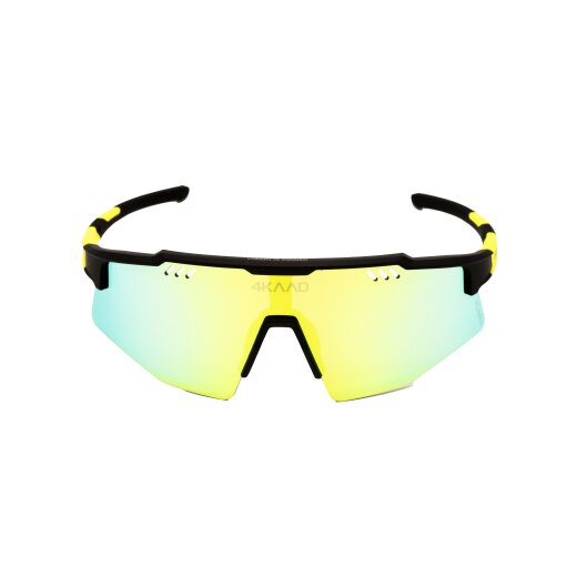 4KAAD Sportbrille Mirador Aerolite 2, black yellow golden mirror Revo