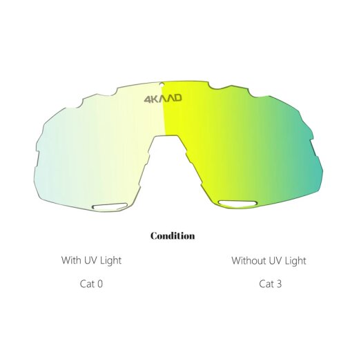 4KAAD Sportbrille Mirador extra lens Photochromic gold