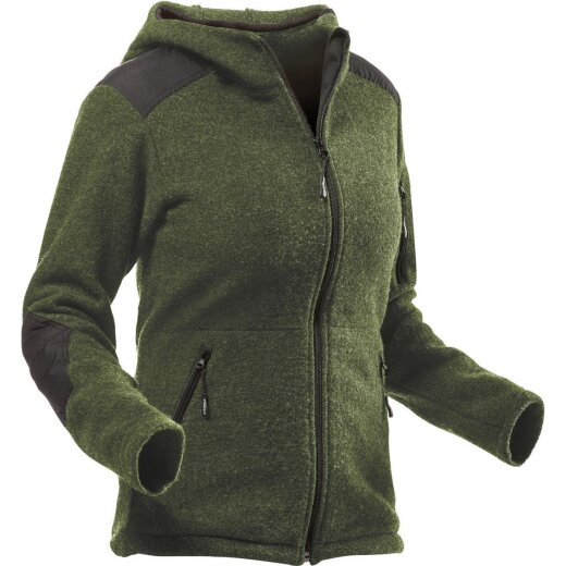 PFANNER Kapuzenjanker Pfanner Wooltec Kapuzenjanker Women Gr. L Farbe Oliv