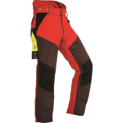 PFANNER Schnittschutzhose Pfanner Gladiator® Kevlar Extrem Schnittschutzhose Rot XXL